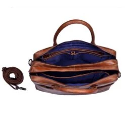 DSTRCT Fletcher Street Business Laptoptas 15.6'' Cognac -Tas Promotie Winkel 016120 30 4