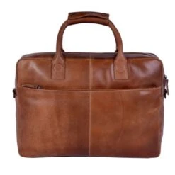 DSTRCT Fletcher Street Business Laptoptas 17'' Cognac -Tas Promotie Winkel 016420 30 2