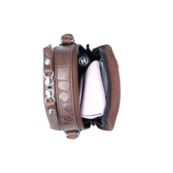 LouLou Essentiels Vintage Croco Mobilebag Cacao 12 LouLou Essentiels Vintage Croco Mobilebag Cacao -Tas Promotie Winkel 01mobilebag4s.029 029 6