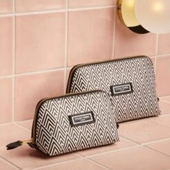 Otis Batterbee The Beauty Makeup Bag S Black Deco -Tas Promotie Winkel 02shmbd small beauty bag black deco 04