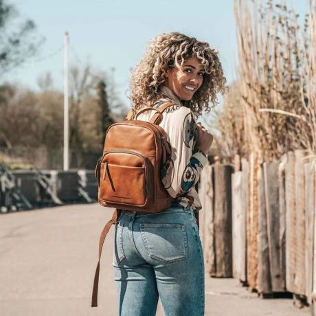 Chesterfield Santana Rugtas Cognac 2 Chesterfield Santana Rugtas Cognac - Afbeelding 2