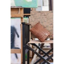 LouLou Essentiels Vintage Croco Silver Crossbody Black -Tas Promotie Winkel 03crossbodyxs004s 023 8720143393891 loulou essentiels 5 1 2