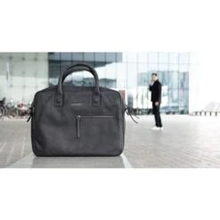 DSTRCT Wall Street Business Laptoptas 15.4'' Double Brown -Tas Promotie Winkel 076120 10 5 1
