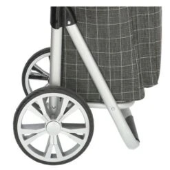 Beagles Alberic Boodschappen Trolley Grijs Ruit -Tas Promotie Winkel 1126x1200