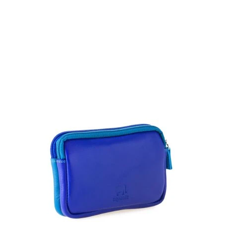 Mywalit Small Leather Double Zip Purse Portemonnee Seascape 2 Mywalit Small Leather Double Zip Purse Portemonnee Seascape - Afbeelding 2