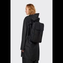 Rains Original Backpack Mini Rugtas Black -Tas Promotie Winkel 12800 black women 1