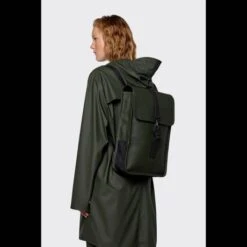 Rains Original Backpack Mini Rugtas Green 11 Rains Original Backpack Mini Rugtas Green -Tas Promotie Winkel 12800 green women 1