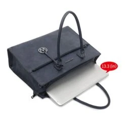 Wimona Franca Schoudertas Laptop 13.3" Dark Blue -Tas Promotie Winkel 1290 kleur donkerblauw