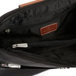 Hexagona Pop Schoudertas Recht S Noir Marron -Tas Promotie Winkel 173506 0120 2