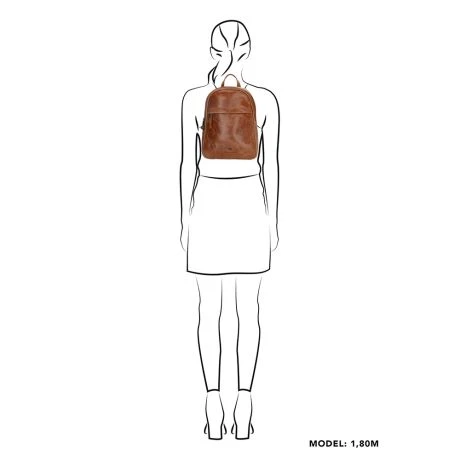 Micmacbags Porto Rugzak Bruin 5 Micmacbags Porto Rugzak Bruin - Afbeelding 5