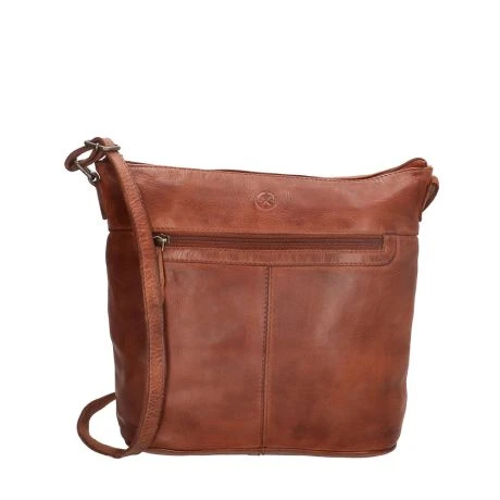 Hide & Stitches Paint Rock Schoudertas 18185 Cognac 1 Hide & Stitches Paint Rock Schoudertas 18185 Cognac