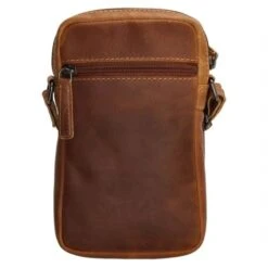 Hide & Stitches Japura Telefoontasje Cognac -Tas Promotie Winkel 18195 005 3