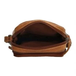 Hide & Stitches Japura Telefoontasje Cognac -Tas Promotie Winkel 18195 005 5