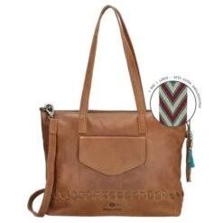 Micmacbags Friendship Shopper Schoudertas Bruin