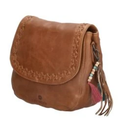 Micmacbags Friendship Klep Schoudertas Bruin -Tas Promotie Winkel 18663 bruin 4