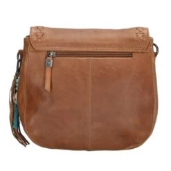 Micmacbags Friendship Klep Schoudertas Bruin -Tas Promotie Winkel 18663 bruin 5