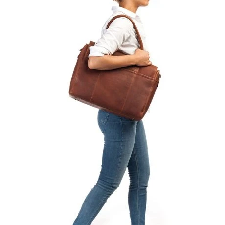 Burkely Antique Avery Dames Laptoptas 15.6" Cognac 6 Burkely Antique Avery Dames Laptoptas 15.6" Cognac - Afbeelding 6