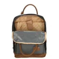 Enrico Benetti Santiago Rugtas Handle 15" Grijs -Tas Promotie Winkel 200400506 46161 012grey eb 30x14 5x40 4 1