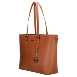 Charm London Birmingham Shopper 15.6" Cognac -Tas Promotie Winkel 20055005 6 1