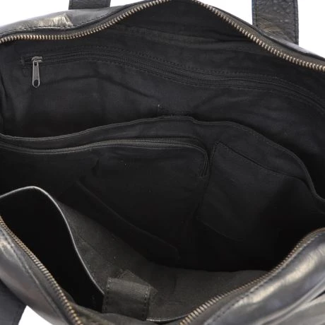 Bear Design Cow Lavato Hugo Schoudertas Zwart 4 Bear Design Cow Lavato Hugo Schoudertas Zwart - Afbeelding 4