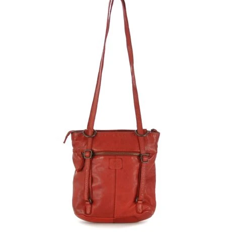 Bear Design Cow Lavato Sandy Schouder / Rugtas Rood 2 Bear Design Cow Lavato Sandy Schouder / Rugtas Rood - Afbeelding 2