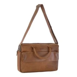 DSTRCT Special Laptopbag 2-vaks 17" Cognac -Tas Promotie Winkel 20210824 capture0009
