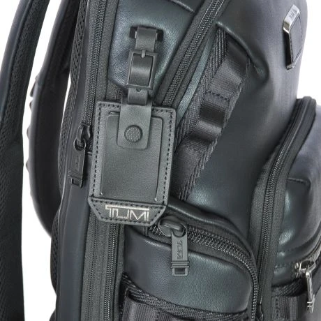 Tumi Alpha Bravo Navigation Leather Backpack Black 8 Tumi Alpha Bravo Navigation Leather Backpack Black - Afbeelding 8