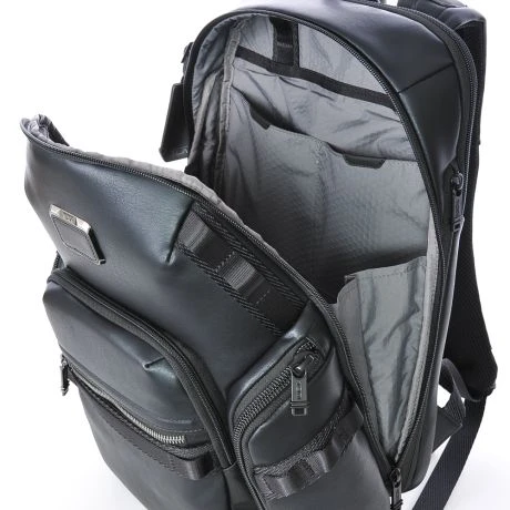 Tumi Alpha Bravo Navigation Leather Backpack Black 9 Tumi Alpha Bravo Navigation Leather Backpack Black - Afbeelding 9