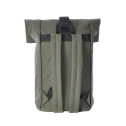 Lyle & Scott Coated Rolltop Backpack Olive -Tas Promotie Winkel 20230328 capture0008