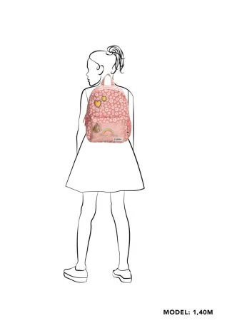 Zebra Girls Rugzak M Daisy Flower 2 Zebra Girls Rugzak M Daisy Flower - Afbeelding 2