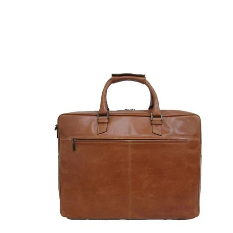 Claudio Ferrici Pelle Vecchia Workbag 15" Cognac 3 Claudio Ferrici Pelle Vecchia Workbag 15" Cognac - Afbeelding 3