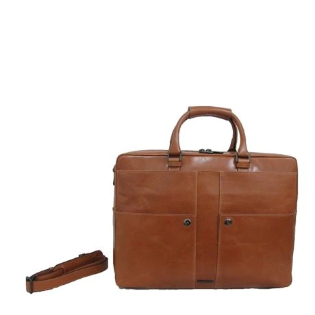 Claudio Ferrici Pelle Vecchia Workbag 15" Cognac 1 Claudio Ferrici Pelle Vecchia Workbag 15" Cognac