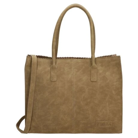 Zebra Natural Bag Kartel Lisa Olijfgroen 1 Zebra Natural Bag Kartel Lisa Olijfgroen