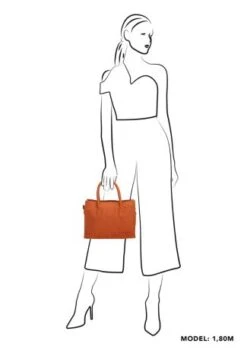 Zebra Natural Bag Lisa XS Handtas Brique -Tas Promotie Winkel 231008601 3