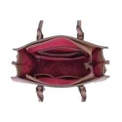 Wimona Natalia Schoudertas Taupe 7 Wimona Natalia Schoudertas Taupe -Tas Promotie Winkel 3015 kleur taupe binnenkant