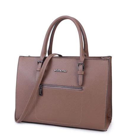 Wimona Natalia Schoudertas Taupe 2 Wimona Natalia Schoudertas Taupe - Afbeelding 2