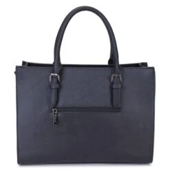 Wimona Natalia Schoudertas Zwart -Tas Promotie Winkel 3015 kleur zwart achterkant