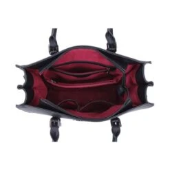 Wimona Natalia Schoudertas Zwart -Tas Promotie Winkel 3015 kleur zwart binnenkant