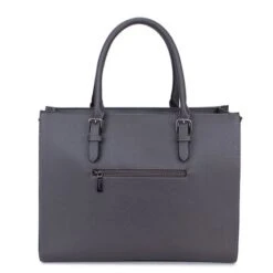 Wimona Natalia One Schoudertas Grijs -Tas Promotie Winkel 3016 kleur grijs achterkant