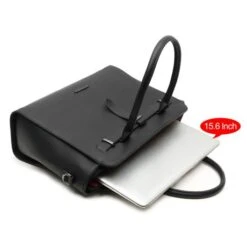 Wimona Sienna Schoudertas Laptop 15.6" Black -Tas Promotie Winkel 3080 kleur zwart
