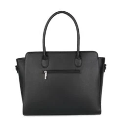 Wimona Sienna Schoudertas Laptop 15.6" Black -Tas Promotie Winkel 3080 kleur zwart achterkant