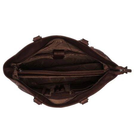 Chesterfield Berlin Shopper Large 15.4" Brown 4 Chesterfield Berlin Shopper Large 15.4" Brown - Afbeelding 4
