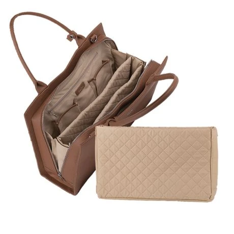 Socha Diamond Leather Businessbag 10-14" Cognac 5 Socha Diamond Leather Businessbag 10-14" Cognac - Afbeelding 5