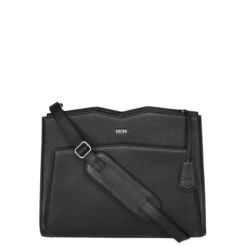 Socha Diamond Leather Shoulder Businessbag 12-14" Black 9 Socha Diamond Leather Shoulder Businessbag 12-14" Black -Tas Promotie Winkel 4029276049045 03 1024x1024 1