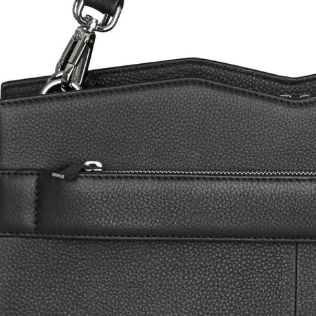 Socha Diamond Leather Shoulder Businessbag 12-14" Black 6 Socha Diamond Leather Shoulder Businessbag 12-14" Black - Afbeelding 6