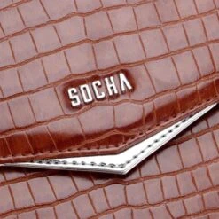 Socha Businessbag Silver Tip 15.6" Brown -Tas Promotie Winkel 4029276049403 9
