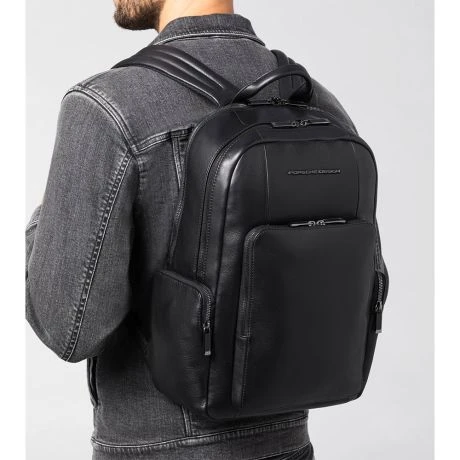 Porsche Design Roadster Leren Laptoprugtas M1 15" Black 8 Porsche Design Roadster Leren Laptoprugtas M1 15" Black - Afbeelding 8