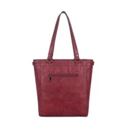 Wimona Fatma Shopper Laptop 13.3" Red 9 Wimona Fatma Shopper Laptop 13.3" Red -Tas Promotie Winkel 4090 kleur rood achterkant