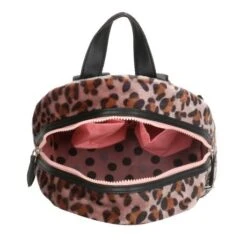 Zebra Kinder Rugzak S Soft Leopard Pink -Tas Promotie Winkel 409908908 8