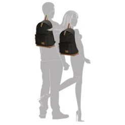 Enrico Benetti Santiago Rugtas 14" Zwart -Tas Promotie Winkel 46158 001 silhouette